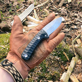 Maserin 975 SAX knife hidden storage compartments in handle - survival gear storage feature