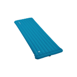 Mountain Equipment Aerostat Down 7.0 Mat Wide Regular in Mykonos Blue - Front Angle View