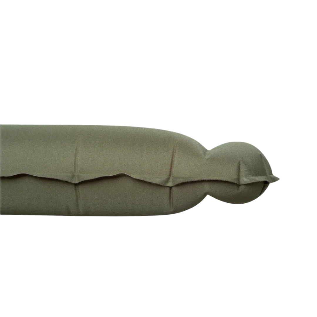 Mountain Equipment Aerostat Down 7.0 Ultra Sleeping Mat Wide Regular in Hunt Green - Side Profile