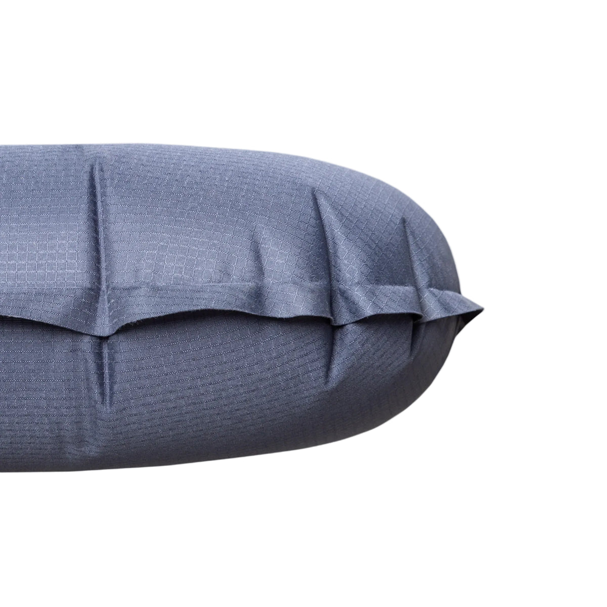 Mountain Equipment Aerostat Synthetic 7.0 Sleeping Mat in Ombre Blue - Close-Up of Mat Height and Shape