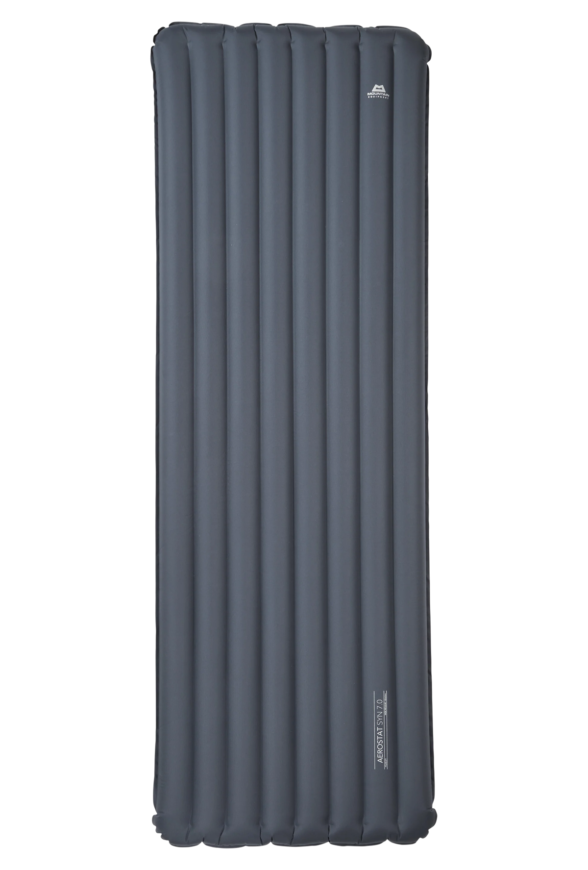 Mountain Equipment Aerostat Synthetic 7.0 Sleeping Mat Wide Regular in Ombre Blue - Full Front View
