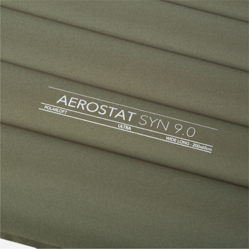 Mountain Equipment Aerostat Synthetic 9.0 Ultra Sleeping Mat Wide Long - Logo Detail