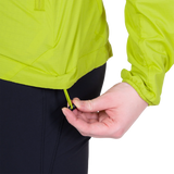 Mountain Equipment Aerotherm Hooded Women's Jacket in Vine Green - Cuff detail alternate