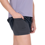 Mountain Equipment Agilix Women's Twin Short in Blue Nights - Inner short detail