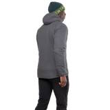 Mountain Equipment Andola Men's Jacket in Anvil Grey - Back Fit