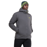 Mountain Equipment Andola Men's Jacket in Anvil Grey - Front Fit
