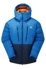 Mountain Equipment Annapurna Men's Jacket in Navy/Atlantic - Flat Lay