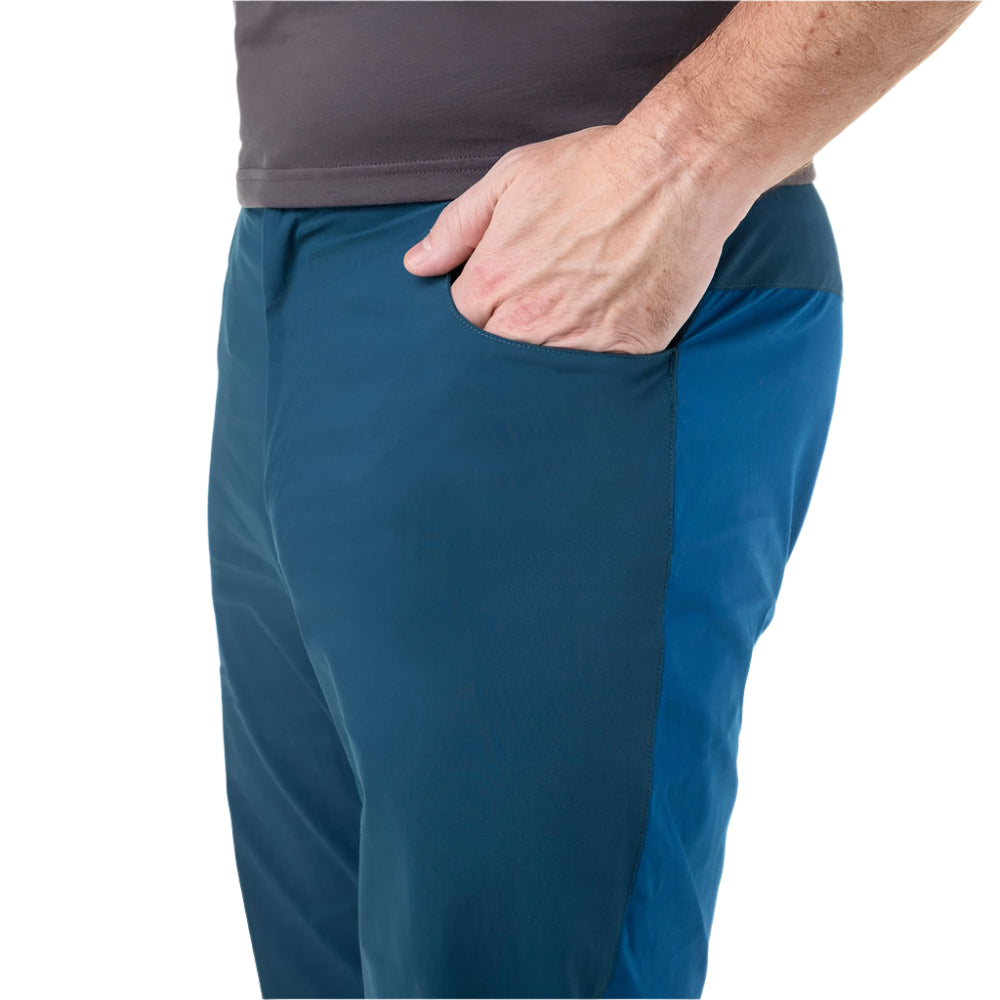 Mountain Equipment Anvil Men's Pant in Majolica/Alto Blue - Hand Pocket