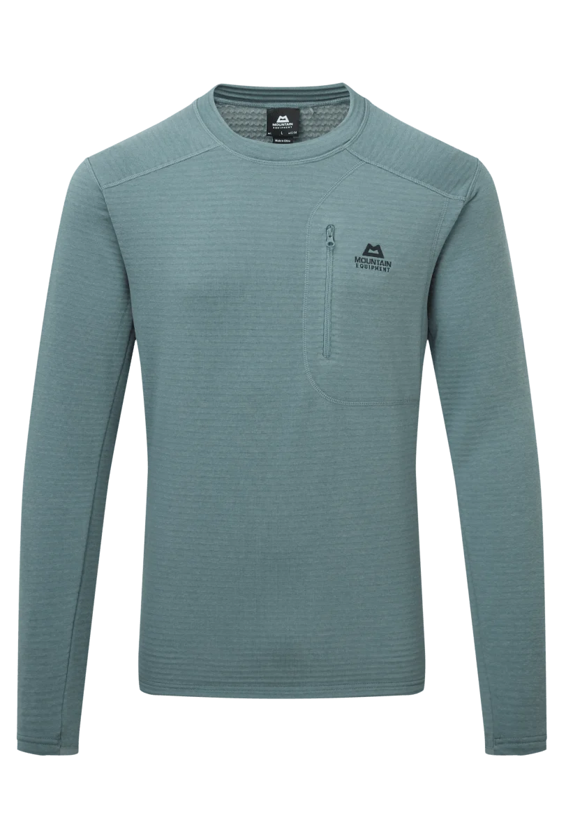 Mountain Equipment Apiro Men's Crew in Goblin Blue - Front
