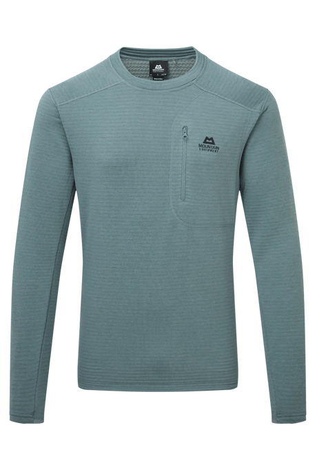 Mountain Equipment Apiro Men's Crew in Goblin Blue - Front