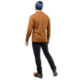 Mountain Equipment Apiro Men's Crew in Walnut - Back on Model