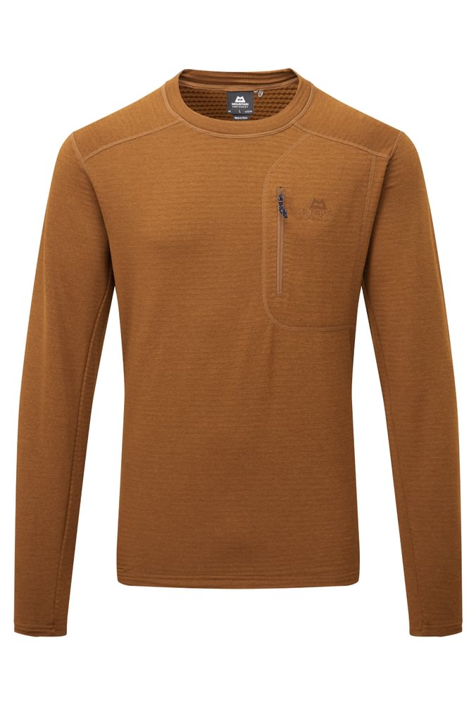 Mountain Equipment Apiro Men's Crew in Walnut - Front