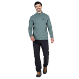 Mountain Equipment Apiro Men's Jacket in Goblin Blue - Front on Model 3