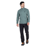 Mountain Equipment Apiro Men's Jacket in Goblin Blue - Front on Model