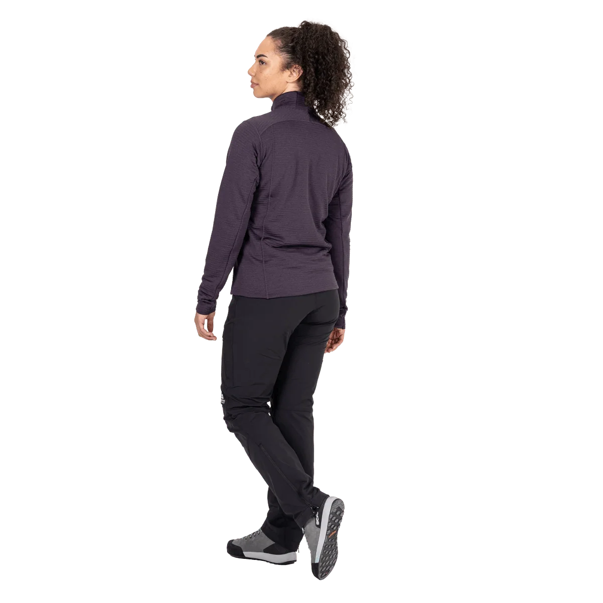 Mountain Equipment Apiro Women's Jacket in Nightshade - Back Fit on Model