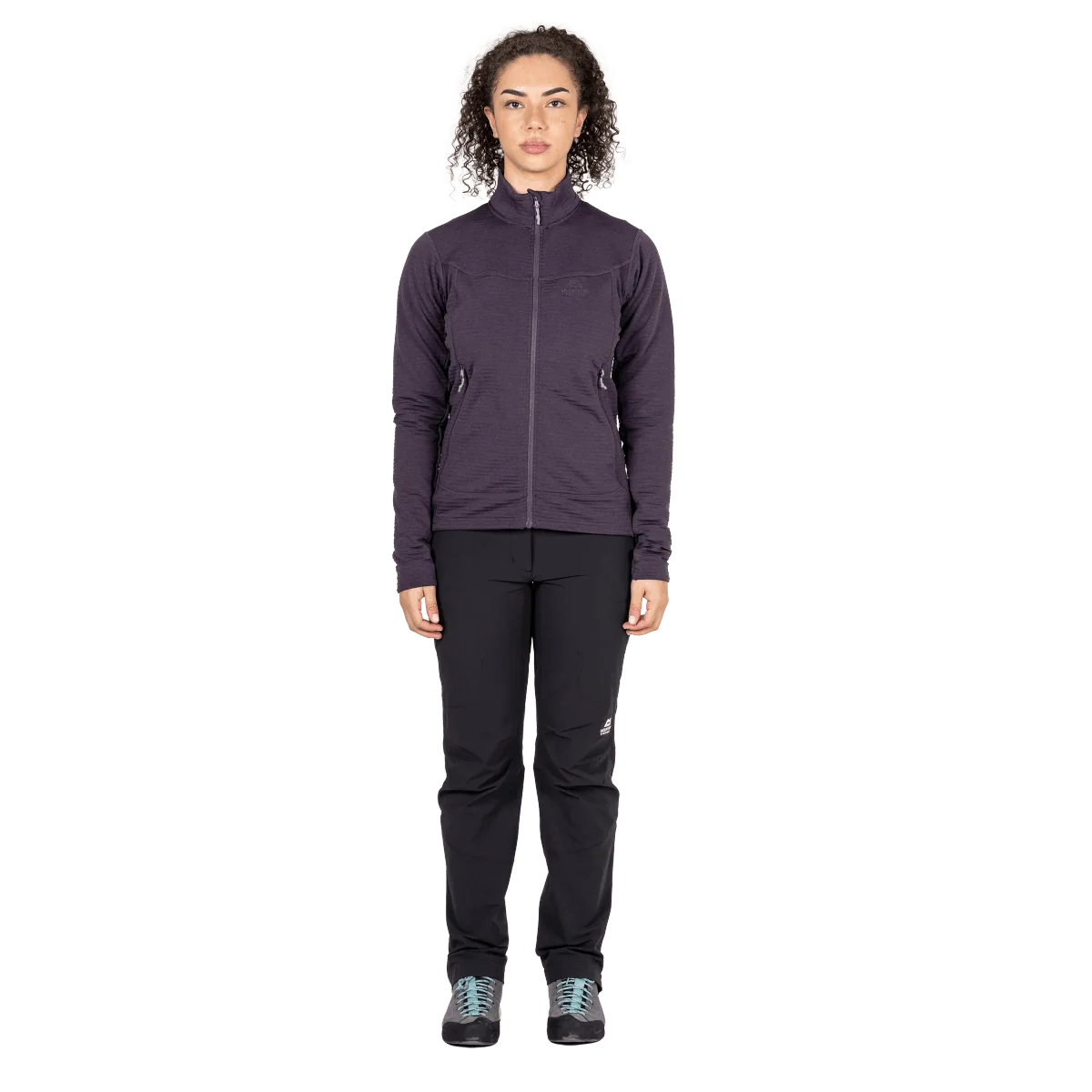 Mountain Equipment Apiro Women's Jacket in Nightshade - Front Fit on Model 3