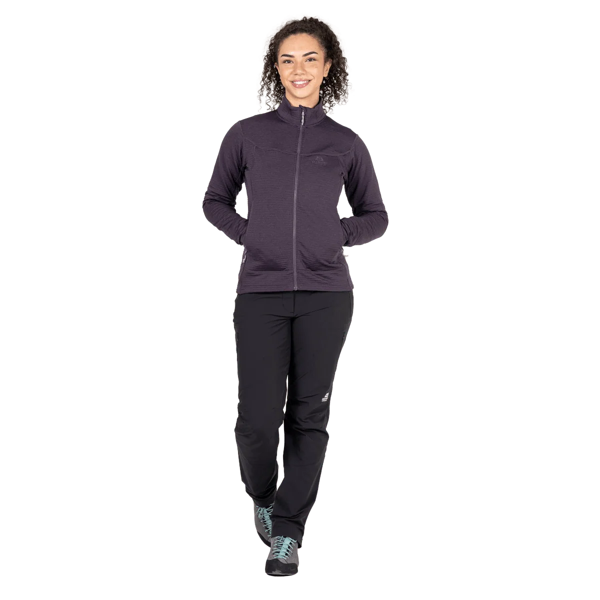 Mountain Equipment Apiro Women's Jacket in Nightshade - Front Fit on Model