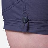 Mountain Equipment Approach Women's Short in Blue Nights - Belt Detail