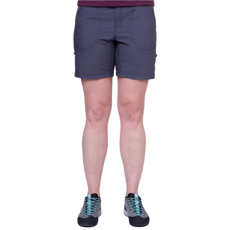Mountain Equipment Approach Women's Short in Blue Nights - Front Fit Full