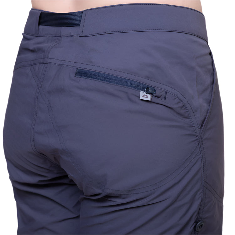 Mountain Equipment Approach Women's Short in Blue Nights - Rear Pocket Detail