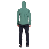 Mountain Equipment Arrow Hooded Men's Jacket in Fern/Pine - On Model Front Full