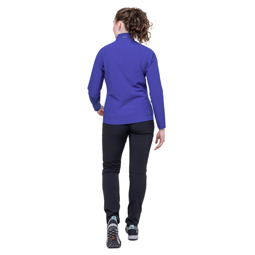 Mountain Equipment Arrow Women's Jacket in Clematis/Dusk - On Model Back