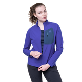 Mountain Equipment Arrow Women's Jacket in Clematis/Dusk - On Model Front