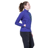 Mountain Equipment Arrow Women's Jacket in Clematis/Dusk - On Model Side 2