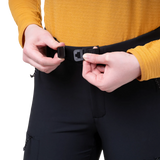 Mountain Equipment Austra Women's Tight in Black - Belt Buckle Detail