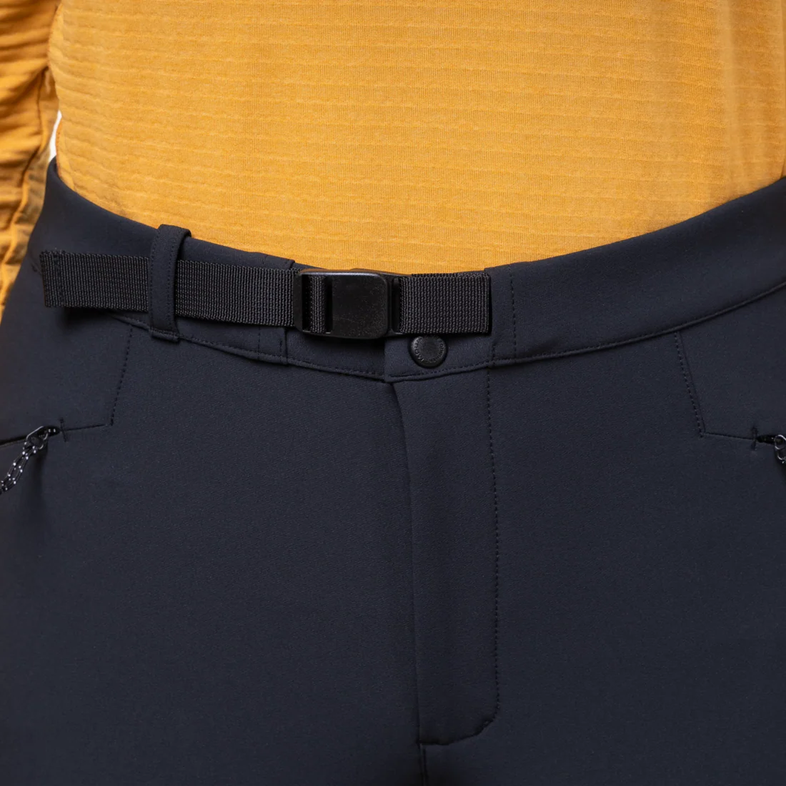 Mountain Equipment Austra Women's Tight in Black - Belt Detail