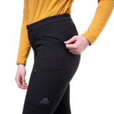 Mountain Equipment Austra Women's Tight in Black - Hand Pocket Detail