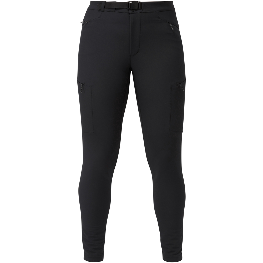 Mountain Equipment Austra Women's Tight in Black - Flat Lay Front