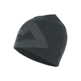 Mountain Equipment Branded Knitted Beanie in Raven/Shadow - Front