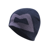 Mountain Equipment Branded Knitted Women's Beanie in Cosmos/Welsh Slate - Front