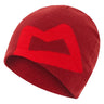 Mountain Equipment Branded Knitted Women's Beanie in Merlot/Chili - Front