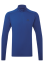 Mountain Equipment Cerrig Men's LS Zip T in Admiral Blue - Front