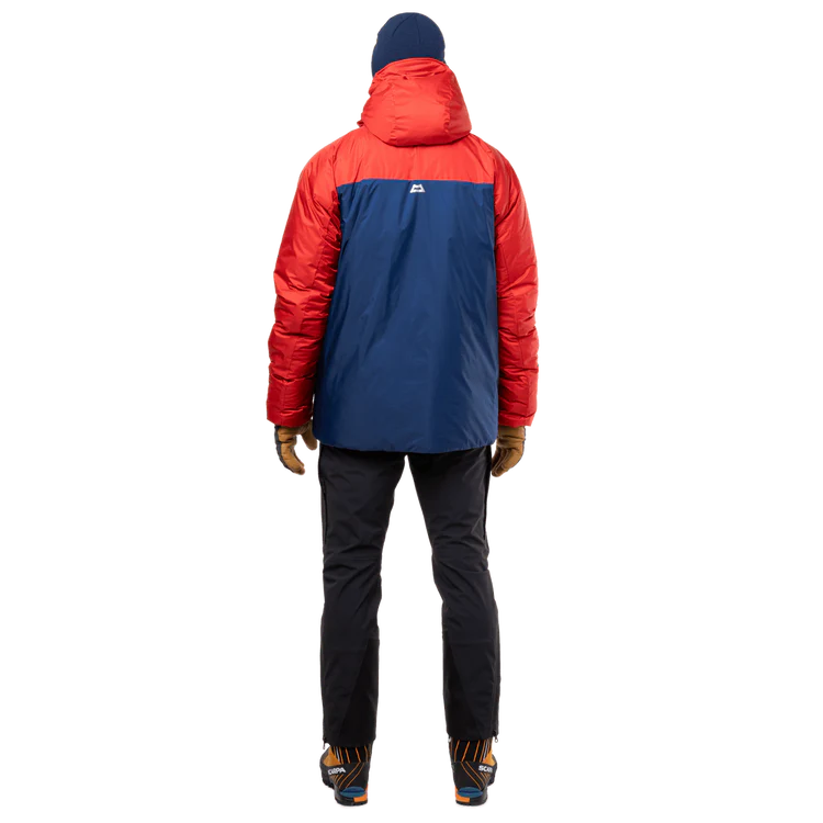 Mountain Equipment Citadel Men's Jacket in Admiral/Chili - Back Fit