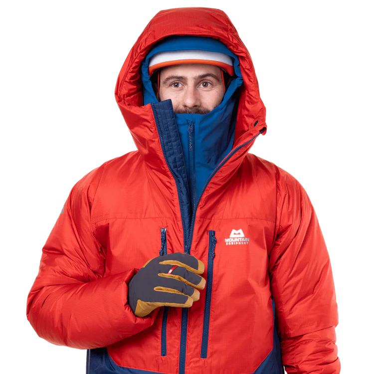 Mountain Equipment Citadel Men's Jacket in Admiral/Chili - Centre Front Zip
