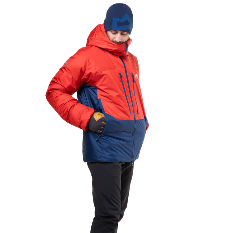 Mountain Equipment Citadel Men's Jacket in Admiral/Chili - Hand Pocket