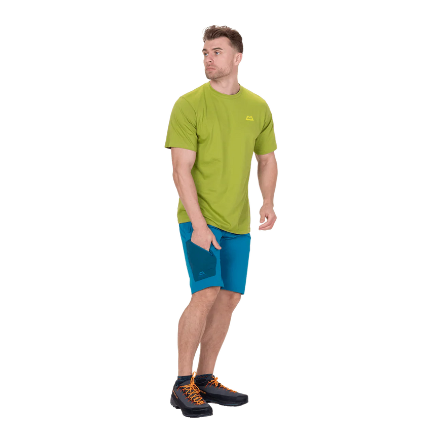 Mountain Equipment Comici Men's Short in Alto/Majolica - Walking Front Model