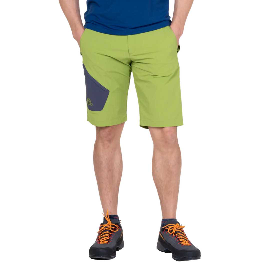 Mountain Equipment Comici Men's Short in Cactus/Ombre - Three Quarter Model