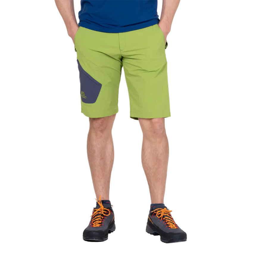 Mountain Equipment Comici Men's Short in Cactus/Ombre - Three Quarter Model