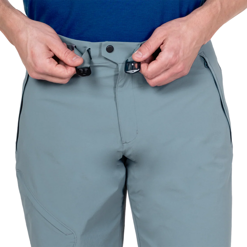 Mountain Equipment Comici Men's Short in Goblin Blue - Pocket Detail