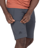 Mountain Equipment Comici Men's Short in Ombre Blue - Pocket Detail