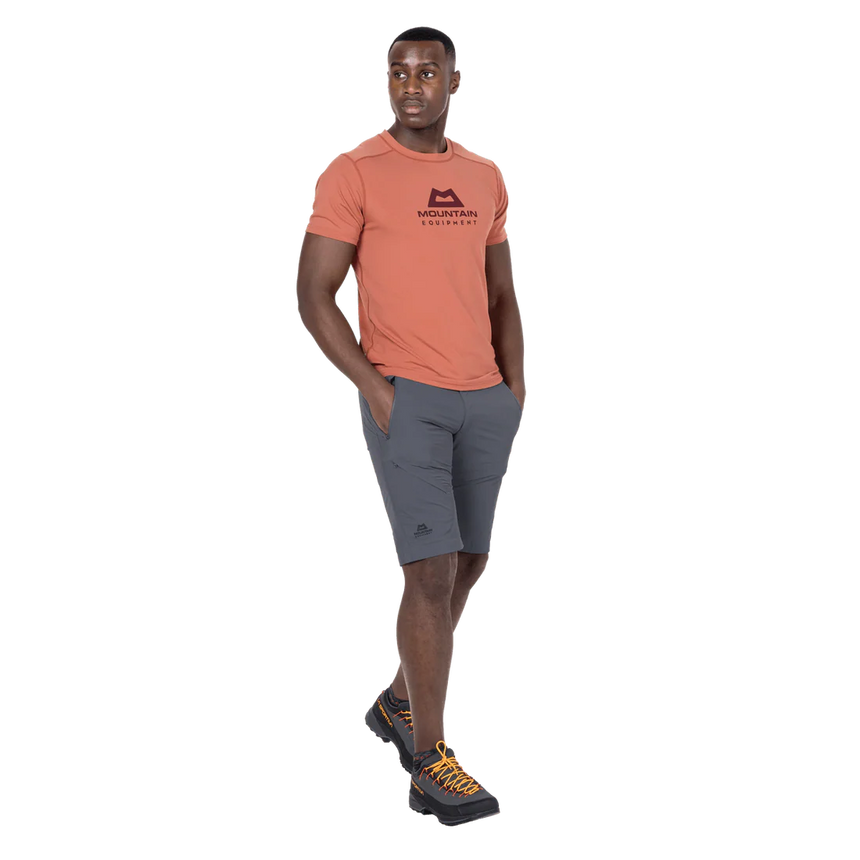Mountain Equipment Comici Men's Short in Ombre Blue - Side Model