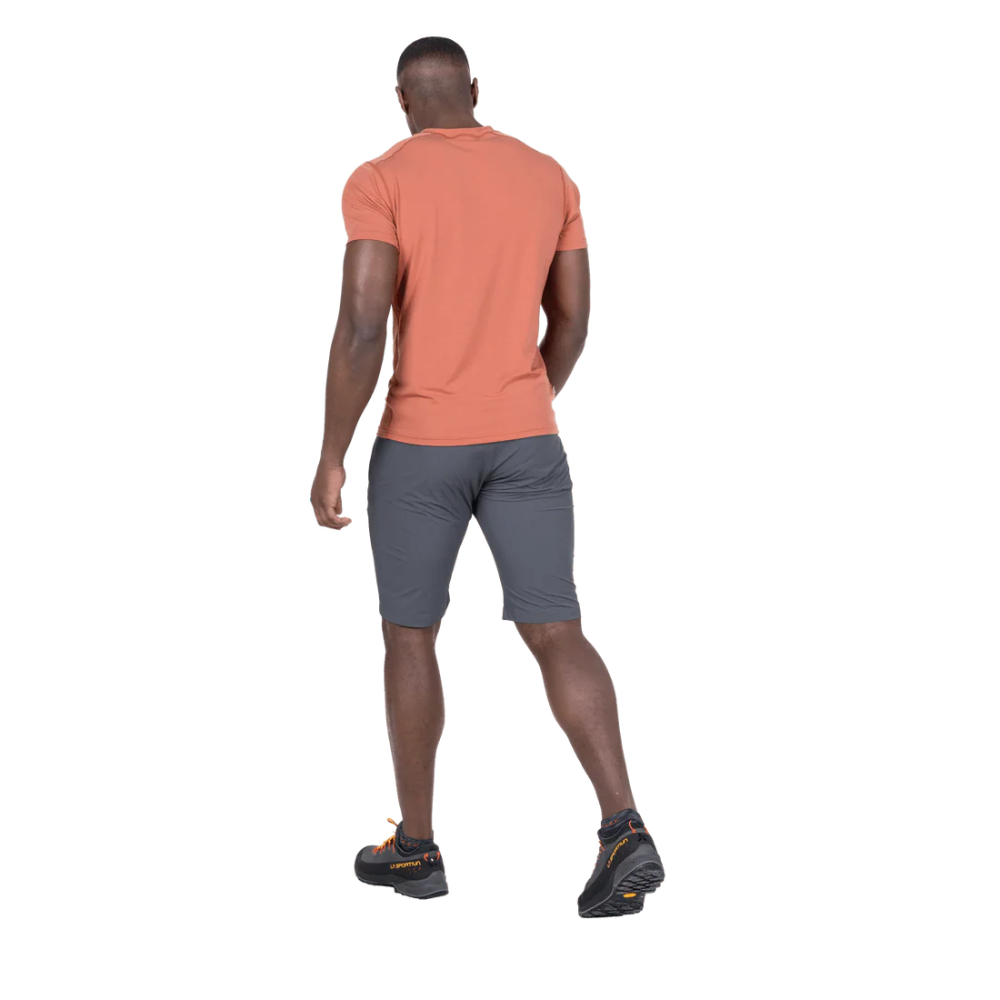Mountain Equipment Comici Men's Short in Ombre Blue - Three Quarter Model