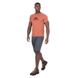 Mountain Equipment Comici Men's Short in Ombre Blue - Walking Front Model
