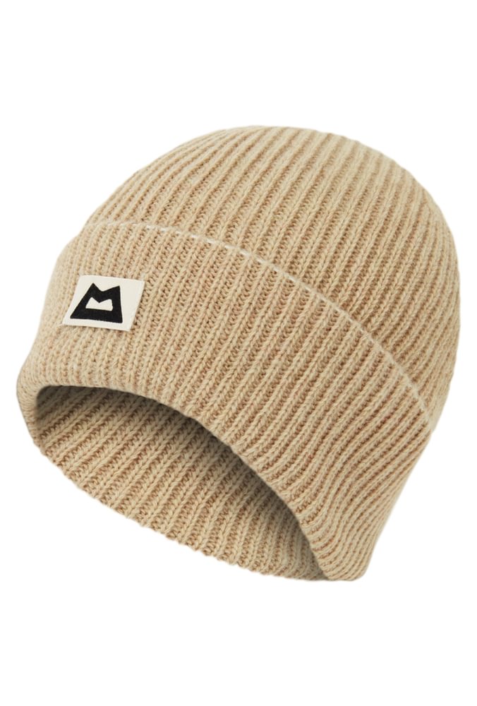 Mountain Equipment Crimp Beanie in Oatmeal - Front