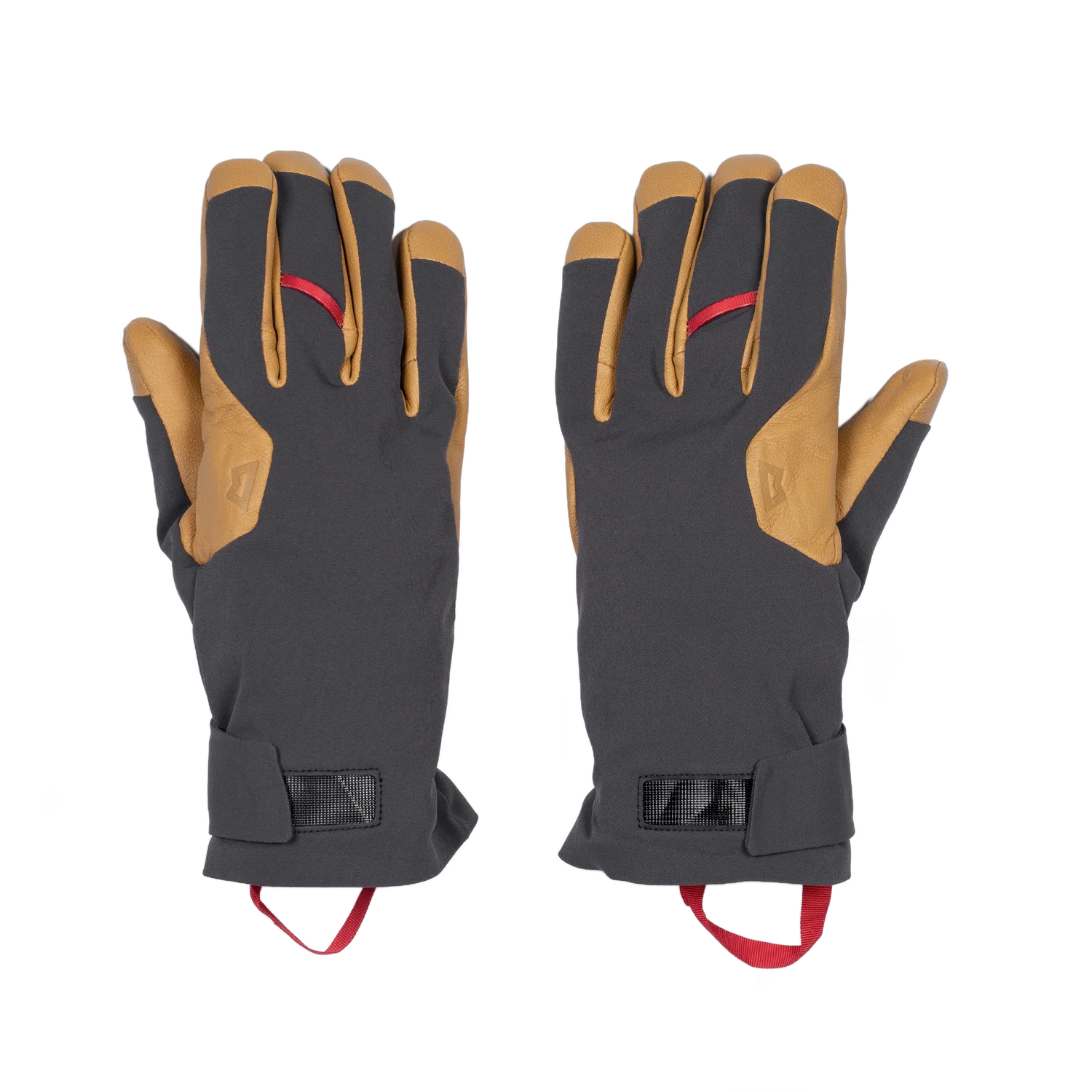 Mountain Equipment Direkt Gauntlet in Obsidian/Tan - Paired Back View
