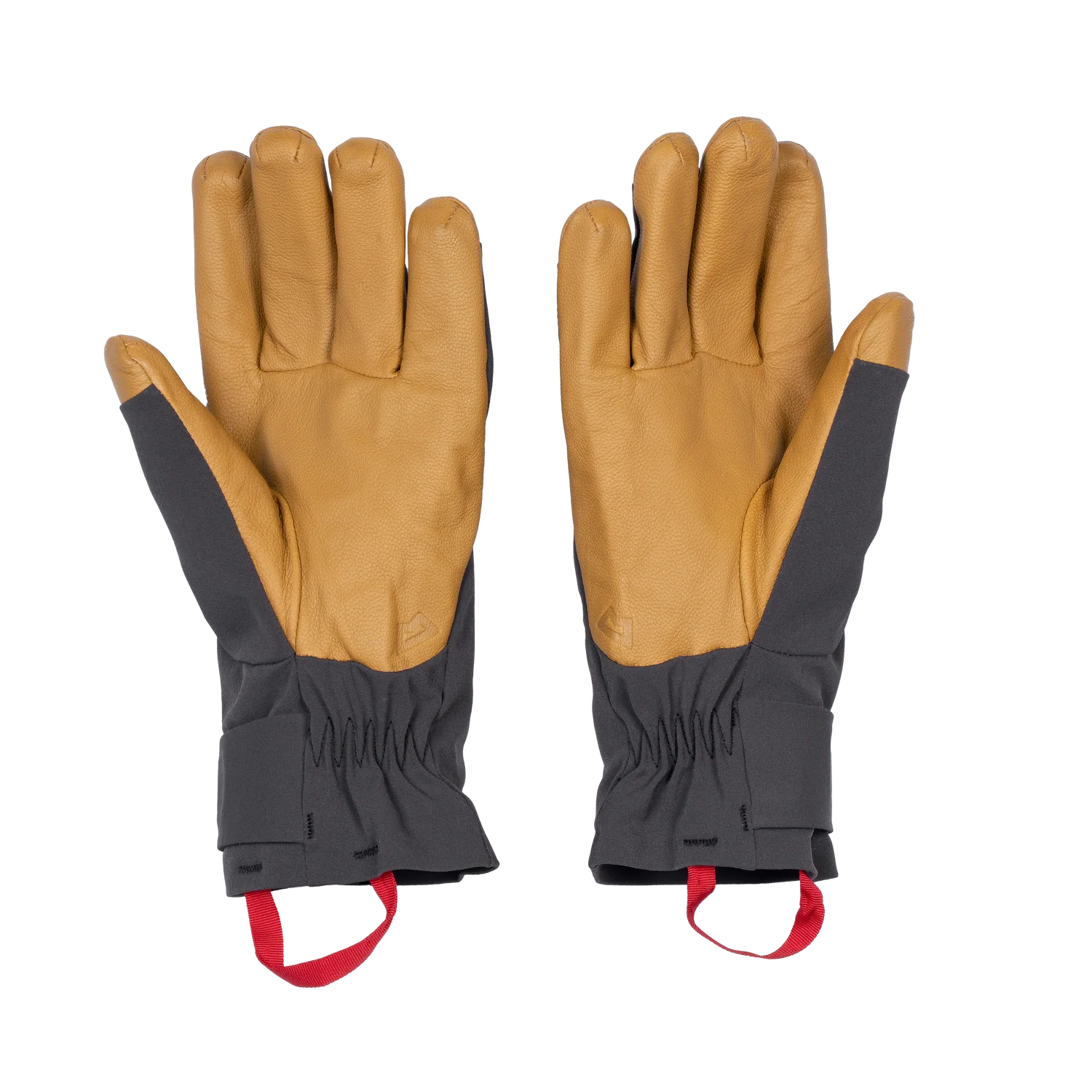 Mountain Equipment Direkt Gauntlet in Obsidian/Tan - Paired Palm View